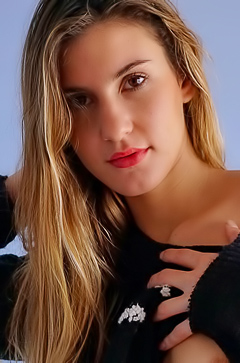 Tatianas perfect assanoir posture rhythmically draws attention
