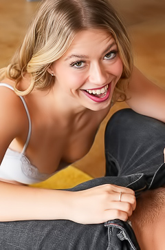 Kissing her way into your dreams, Summer Kline rides with fiery passion